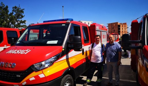 Nové hasičské auto Iveco Daily