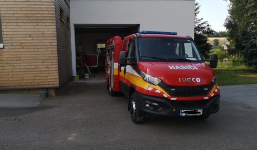 Nové hasičské auto Iveco Daily